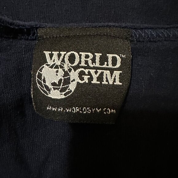 World Gym Tank Top Size 2XL XXL Ape Gorilla Graphic Singlet Made in USA - Picture 3 of 4